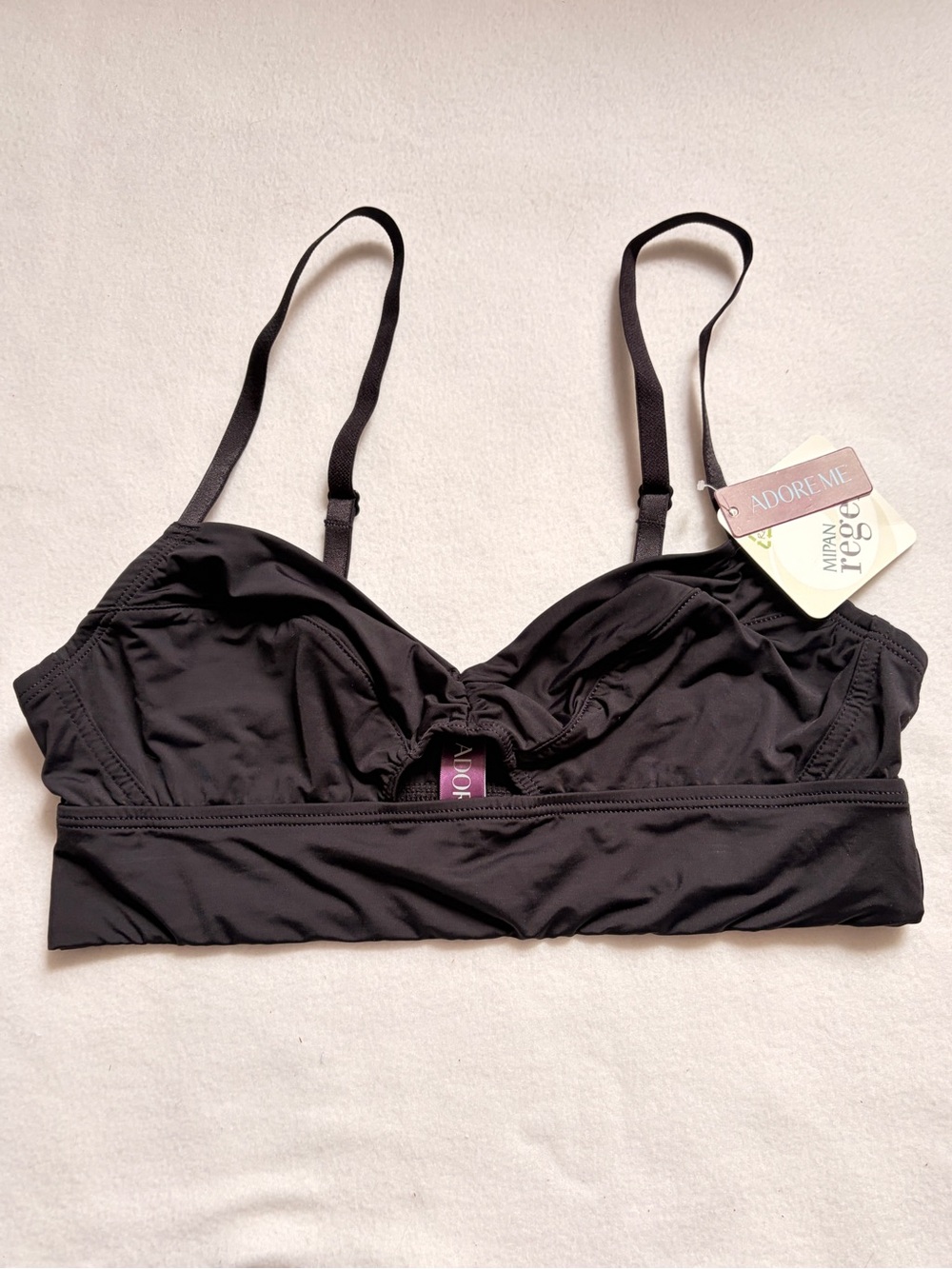 Adore Me black keyhole bralette 09051-  small